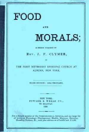 [Gutenberg 52992] • Food and Morals / 6th Edition